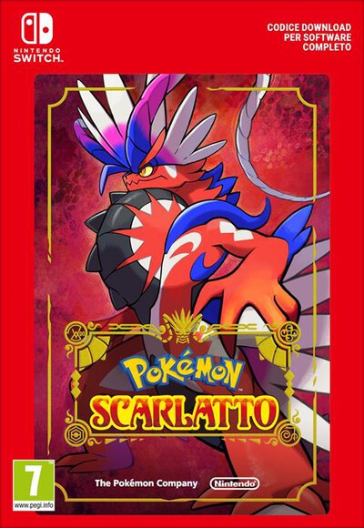 NINTENDO - POK&Eacute;MON SCARLATTO - CODICE DOWNLOAD