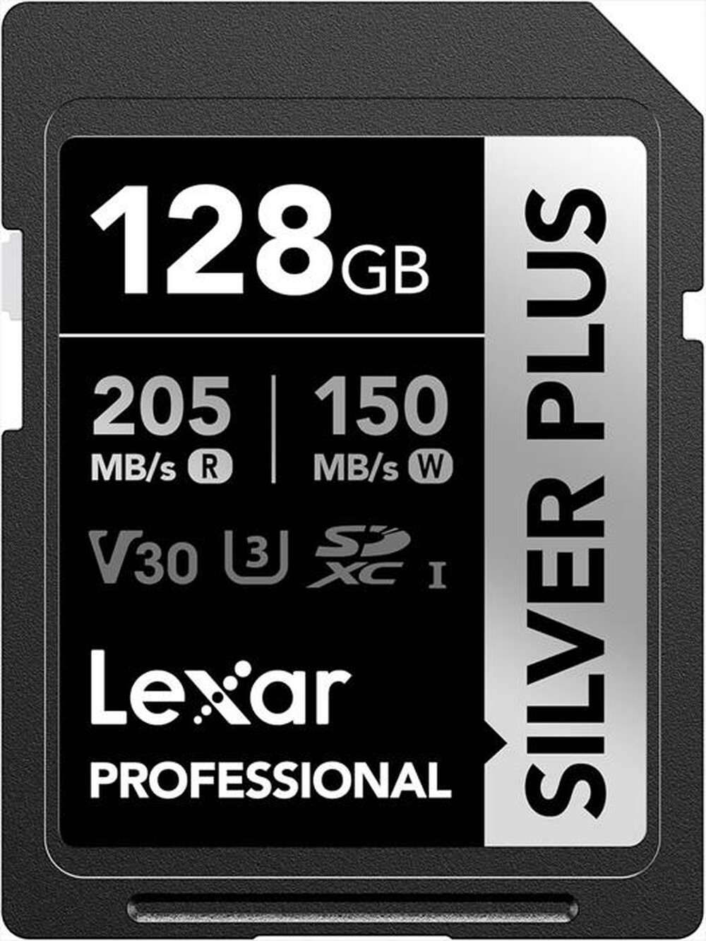 Immagine del prodotto LEXAR - Supporto SDXC PRO 128GB SDHC V3-Nero