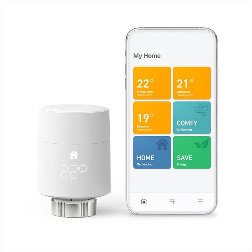 Immagine del prodotto TADO - Testa Termostatica Intelligente V3+ Kit di Base-White