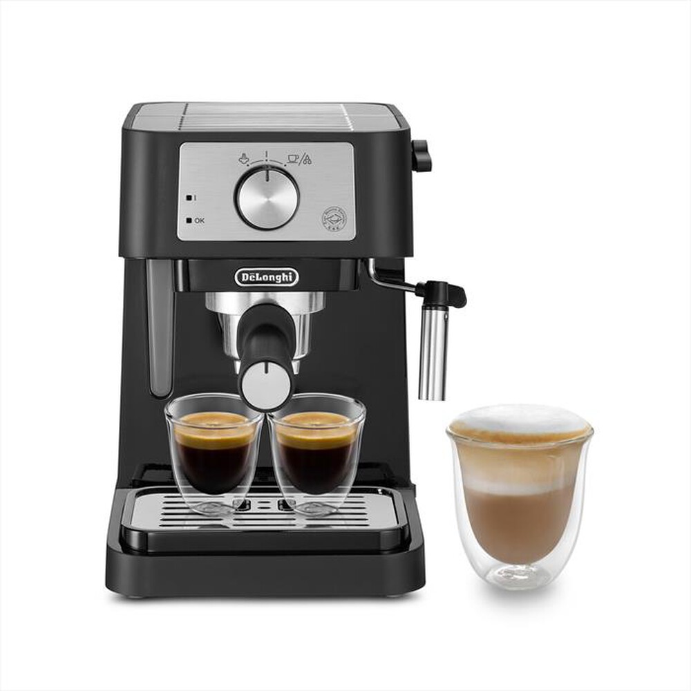 DE LONGHI - STILOSA EC260.BK MACCHINA DA CAFF&Egrave; MANUALE-Nero/Silver