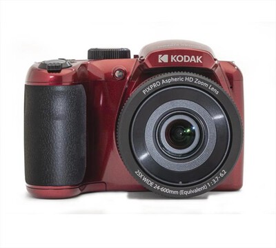 KODAK - Fotocamera digitale compatta AZ255R-Rosso