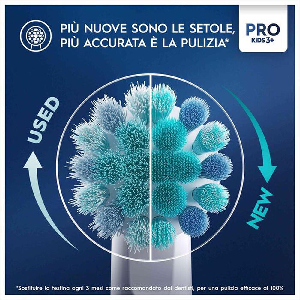 Immagine del prodotto ORAL-B - TESTINE PRO KIDS DISNEY FROZEN 3 TESTINE-BIANCO person DISNEY FROZEN