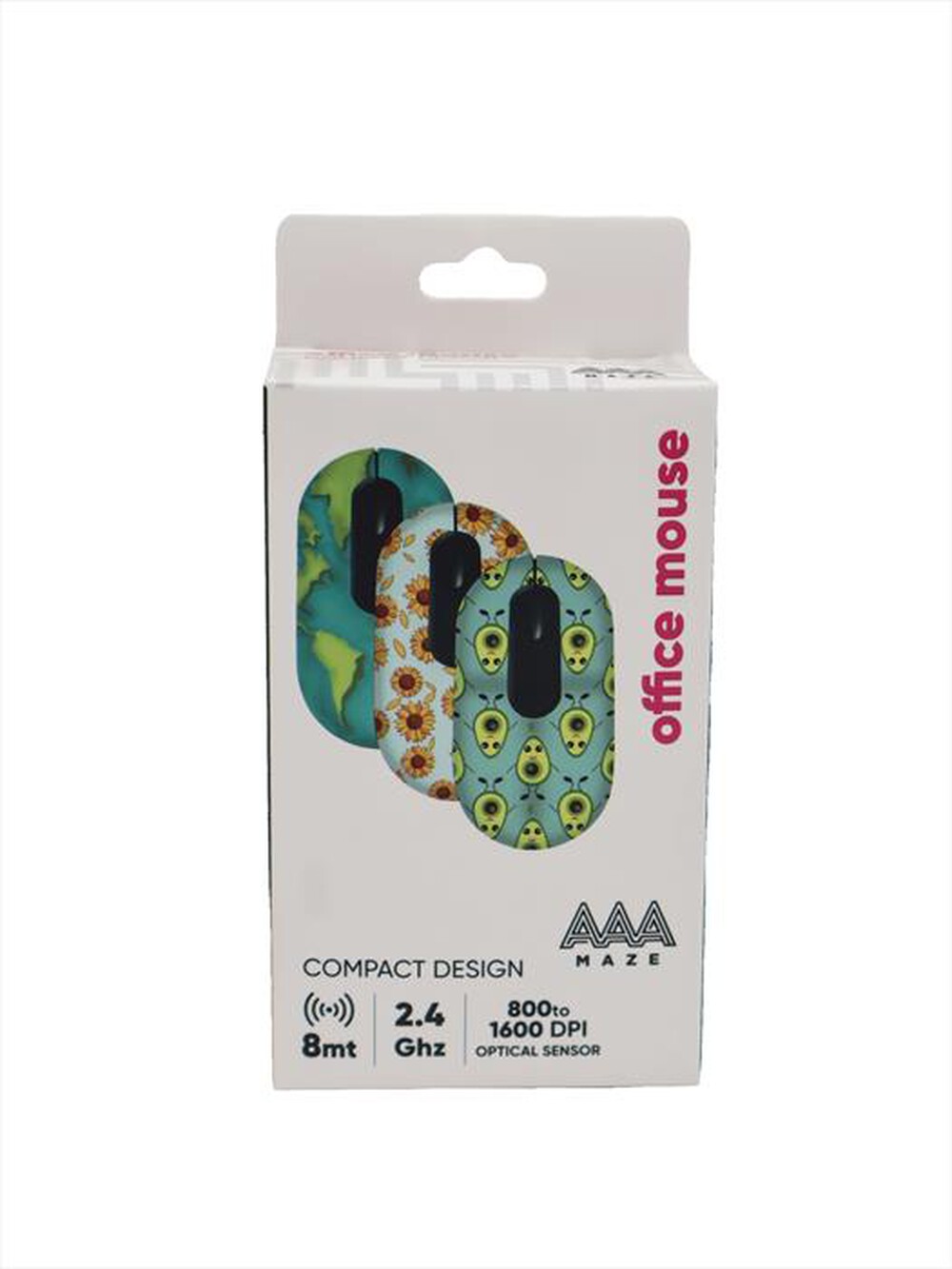 Immagine del prodotto AAAMAZE - MOUSE DESIGN OFFICE WIRELESS-Girasoli