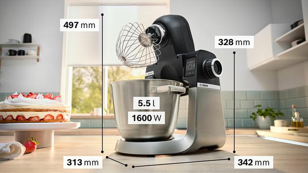 Immagine del prodotto BOSCH - Kitchen machine MUMS6ZS34-Black,Stainless steel