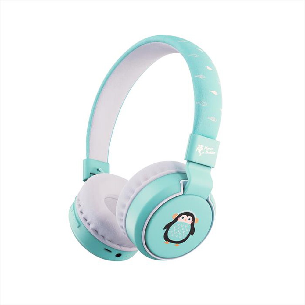 Immagine del prodotto PLANET BUDDIES - Cuffie wireless PEPPER THE PENGUIN-Light Blue - Azzurro