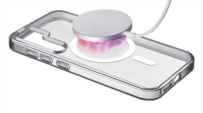 CELLULARLINE - Custodia magnetica GLOSS MAG per Galaxy S25-Trasparente
