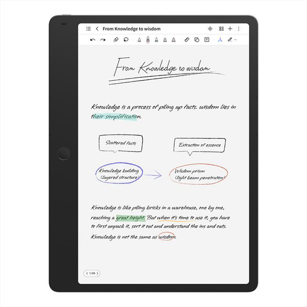 Immagine del prodotto TCL - Tablet TAB A1 PLUS NXTPAPER T-PEN+FLIPCASE-SPACE BLUE
