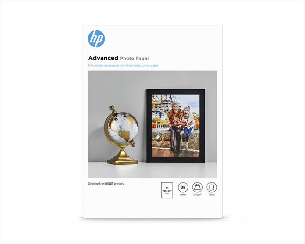Immagine del prodotto HP - Q5456A Advanced carta fotografica-Bianca, Lucida
