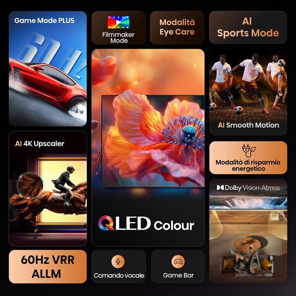 Immagine del prodotto HISENSE - Smart TV QLED 55" 4K Ultra HD 55E79Q-NERO