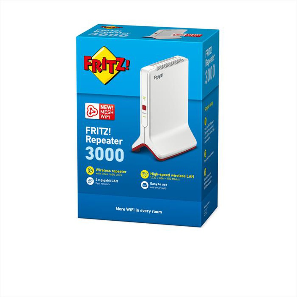Immagine del prodotto FRITZ! - FRITZ!REPEATER 3000 INTERNATIONAL-Bianco