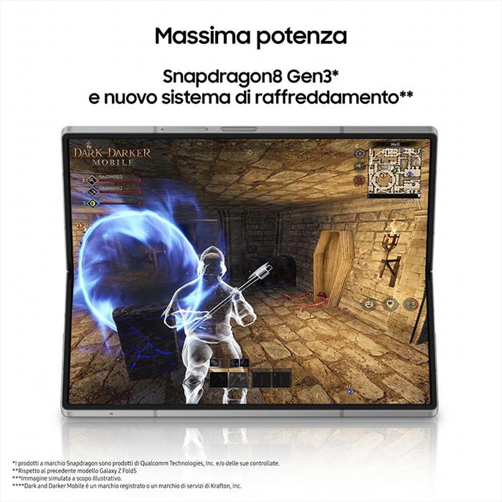 Immagine del prodotto SAMSUNG - Galaxy Z Fold6 12+512GB-Silver Shadow