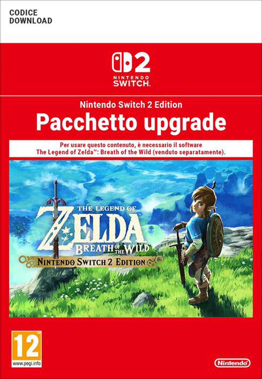 Immagine del prodotto NINTENDO - THE LEGEND OF ZELDA: BOTW&ndash; UPGRADE A NS2 EDITION