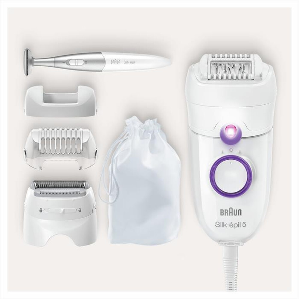 Immagine del prodotto BRAUN - Silk-&eacute;pil 5-825-Bianco/Viola
