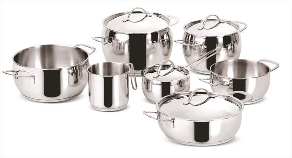 Immagine del prodotto LAGOSTINA - Set 11 pezzi pentole Linea Euforia 010704600011-Silver