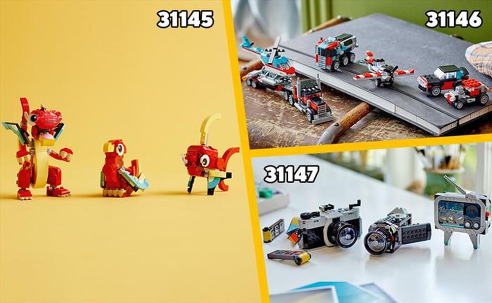 Immagine del prodotto LEGO - CREATOR Autocarro con elicottero 31146