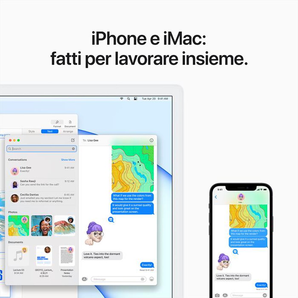 Immagine del prodotto APPLE - iMac 24" display Retina 4,5K M1 512 GPU 8CORE 2021-Rosa