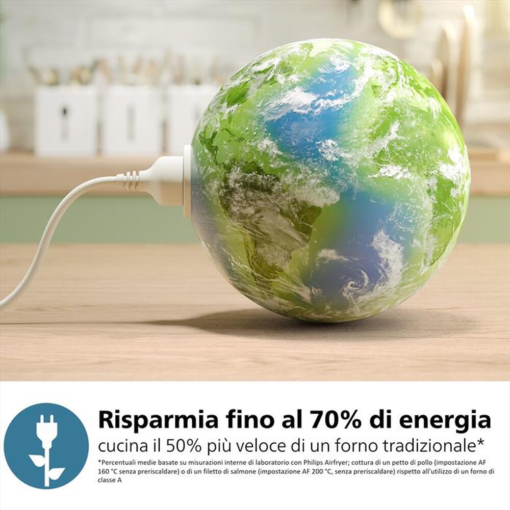 Immagine del prodotto PHILIPS - Friggitrice ad aria series 1000 DA 4.2L NA120/00-Nero
