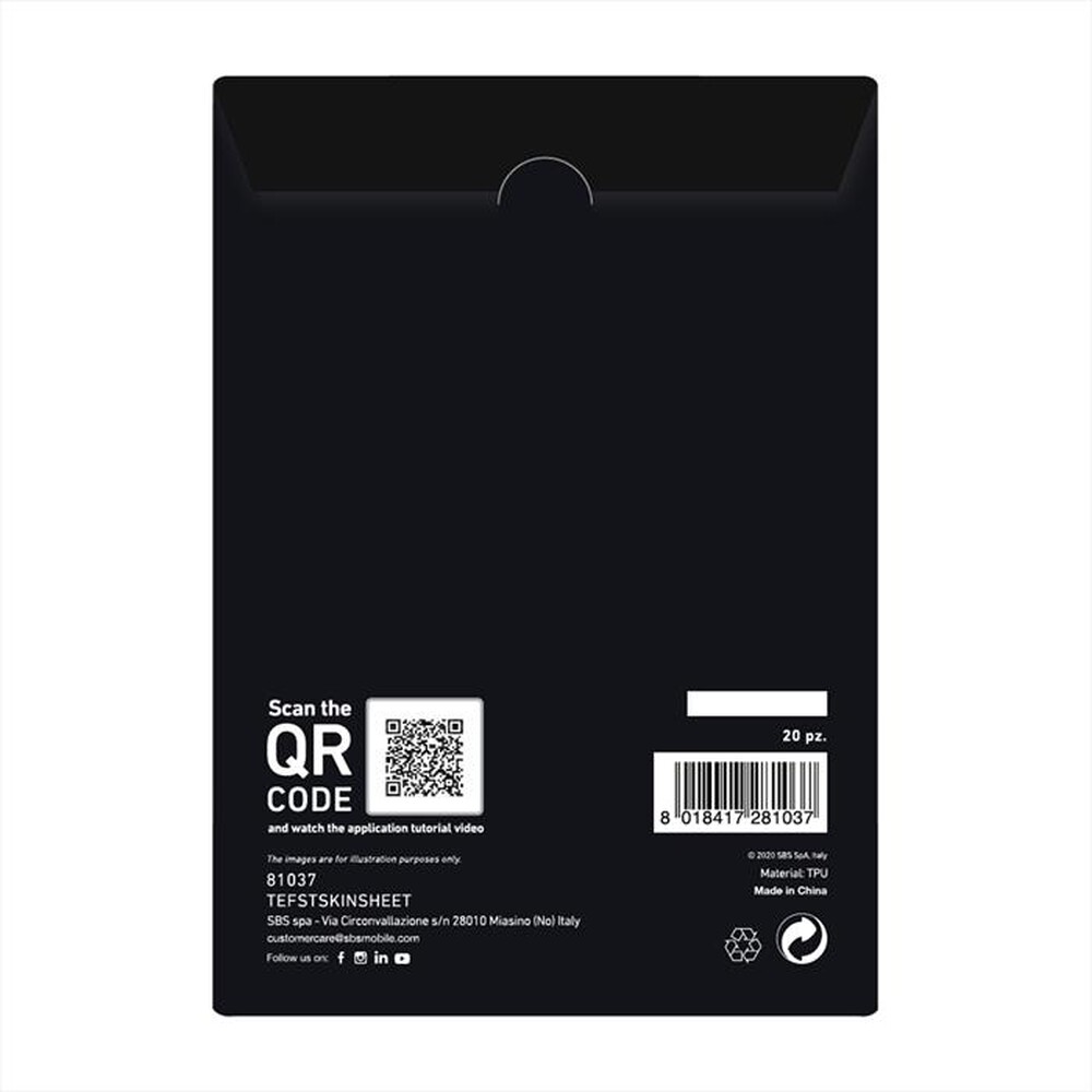 Immagine del prodotto SBS - TEFSTSKINSHEET