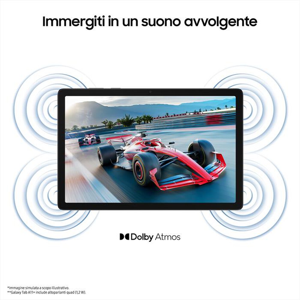 Immagine del prodotto SAMSUNG - Tablet GALAXY TAB A11+ 5G 128 GB-Gray