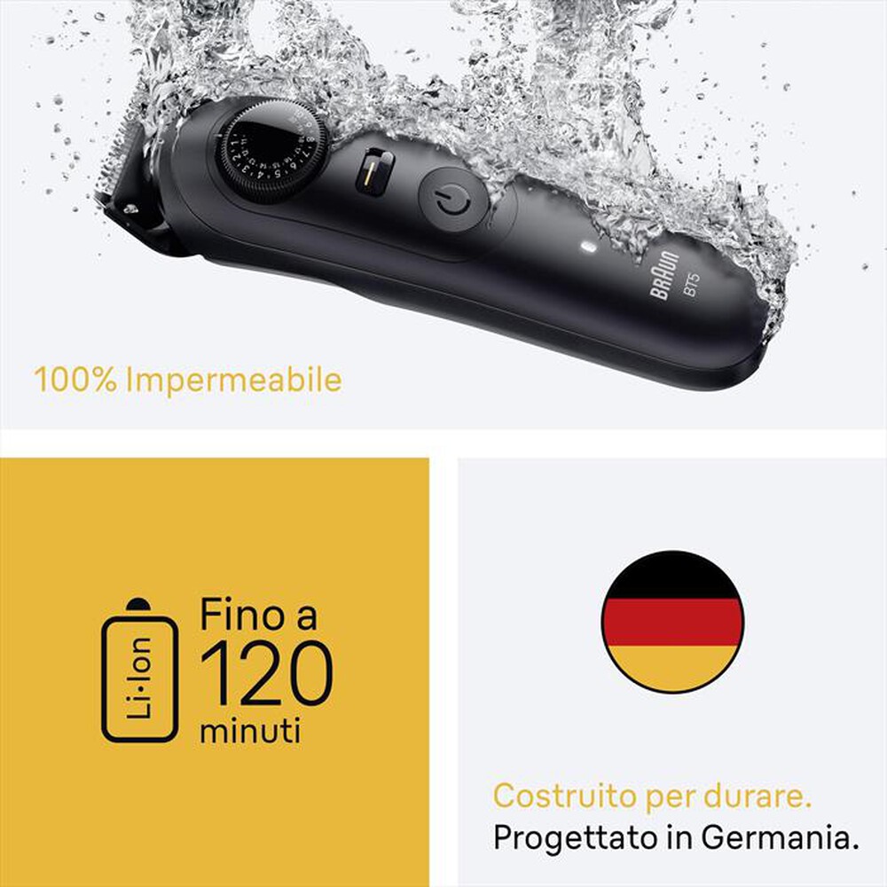 Immagine del prodotto BRAUN - Regolabarba BT 5520-NERO