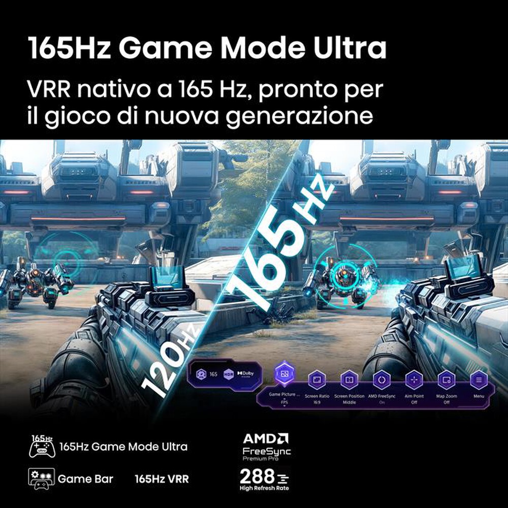 Immagine del prodotto HISENSE - Smart Tv Mini LED PRO 65" 4K 65U7Q PRO 165Hz-NERO