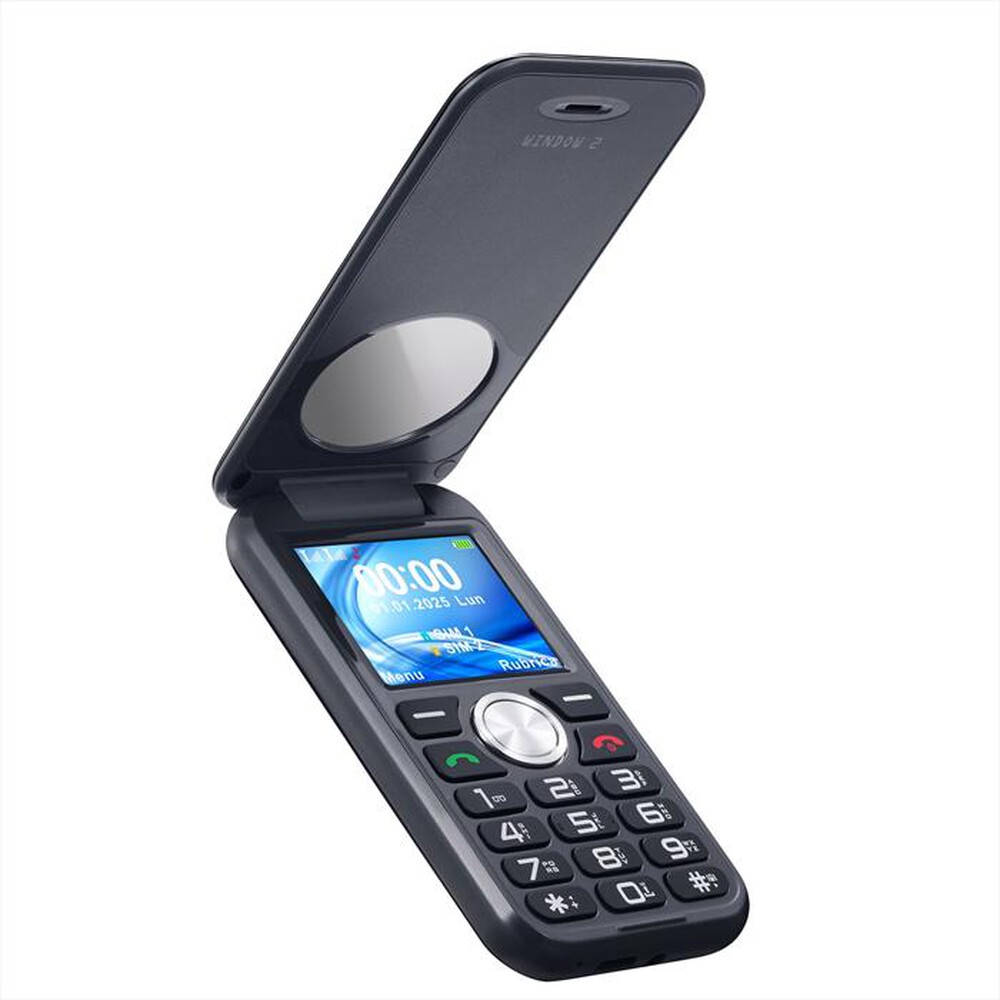 Immagine del prodotto BRONDI - Cellulare WINDOW 2-BLACK METAL