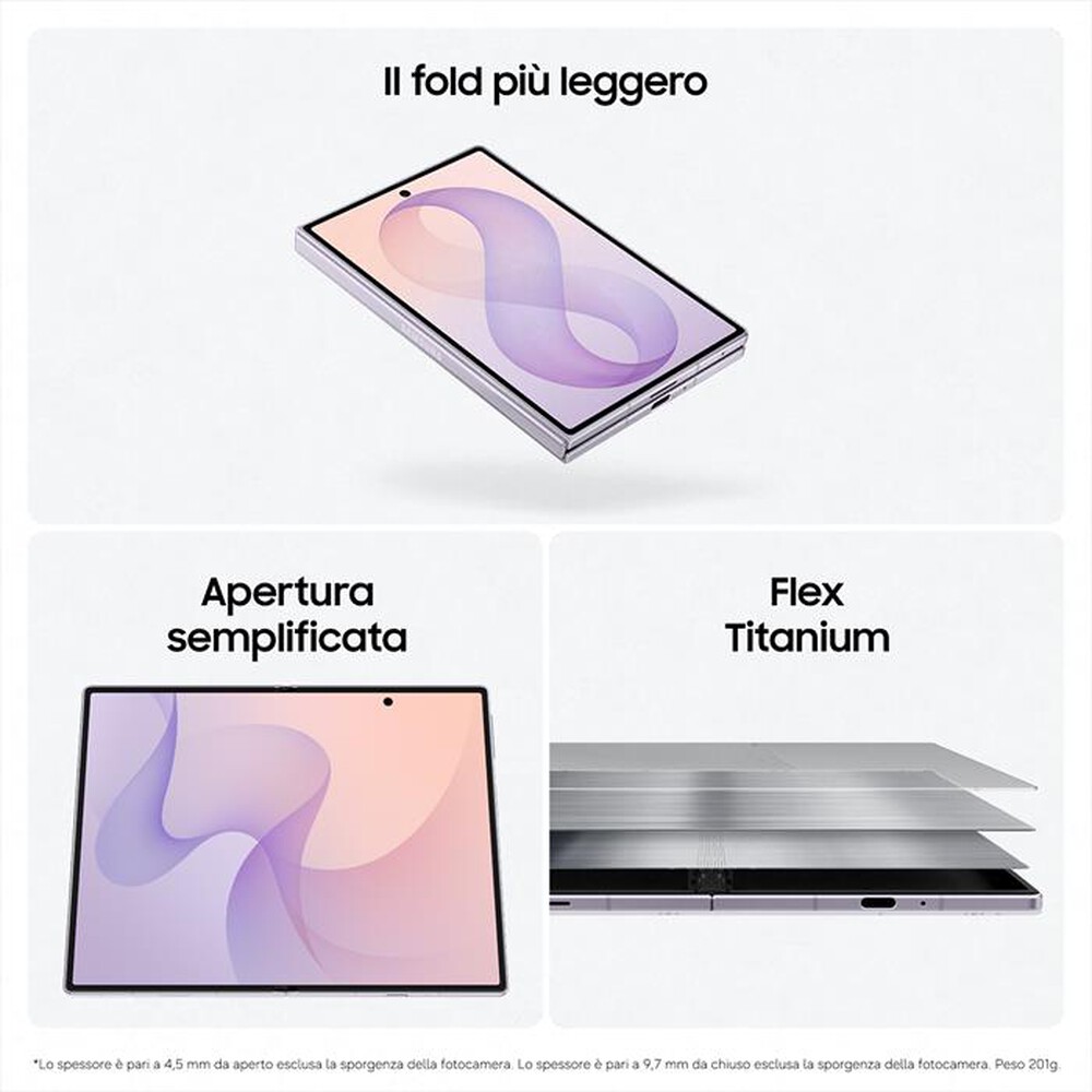 Immagine del prodotto SAMSUNG - Galaxy Z Fold8 12+256GB-Cream