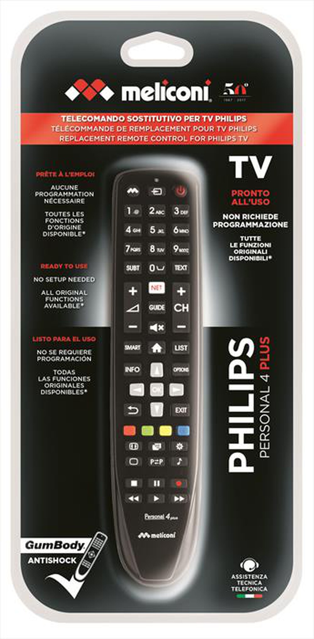 Immagine del prodotto MELICONI - Gumbody Personal 4-Nero