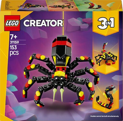 LEGO - CREATOR Animali selvatici ragno trasformista 31159