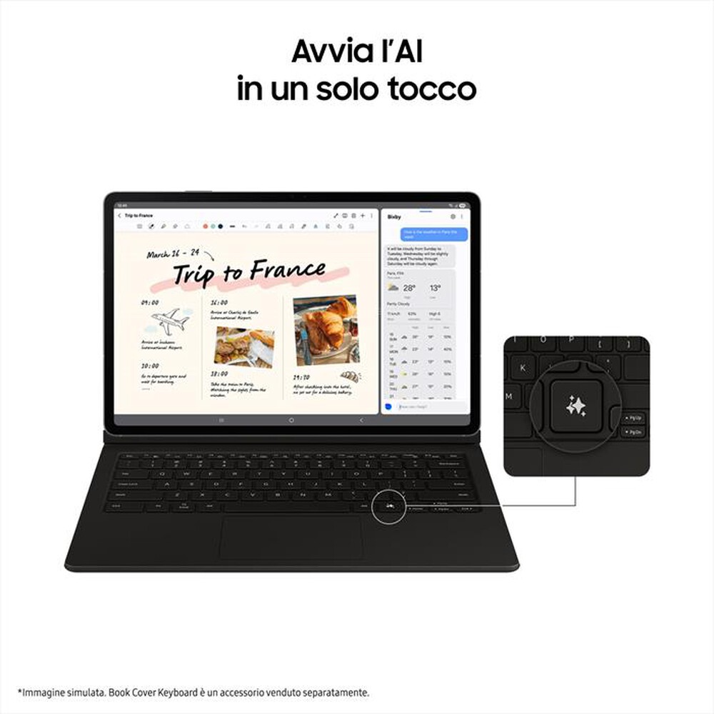 Immagine del prodotto SAMSUNG - Galaxy Tab S10 FE+ 12+256GB WiFi-Gray