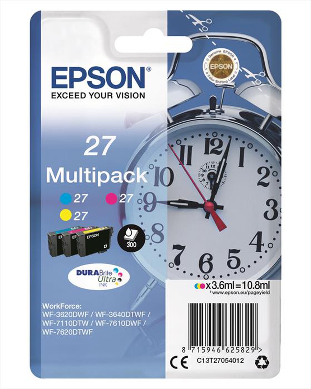 Immagine del prodotto EPSON - C13T27054022-Multipack (C,G,M)
