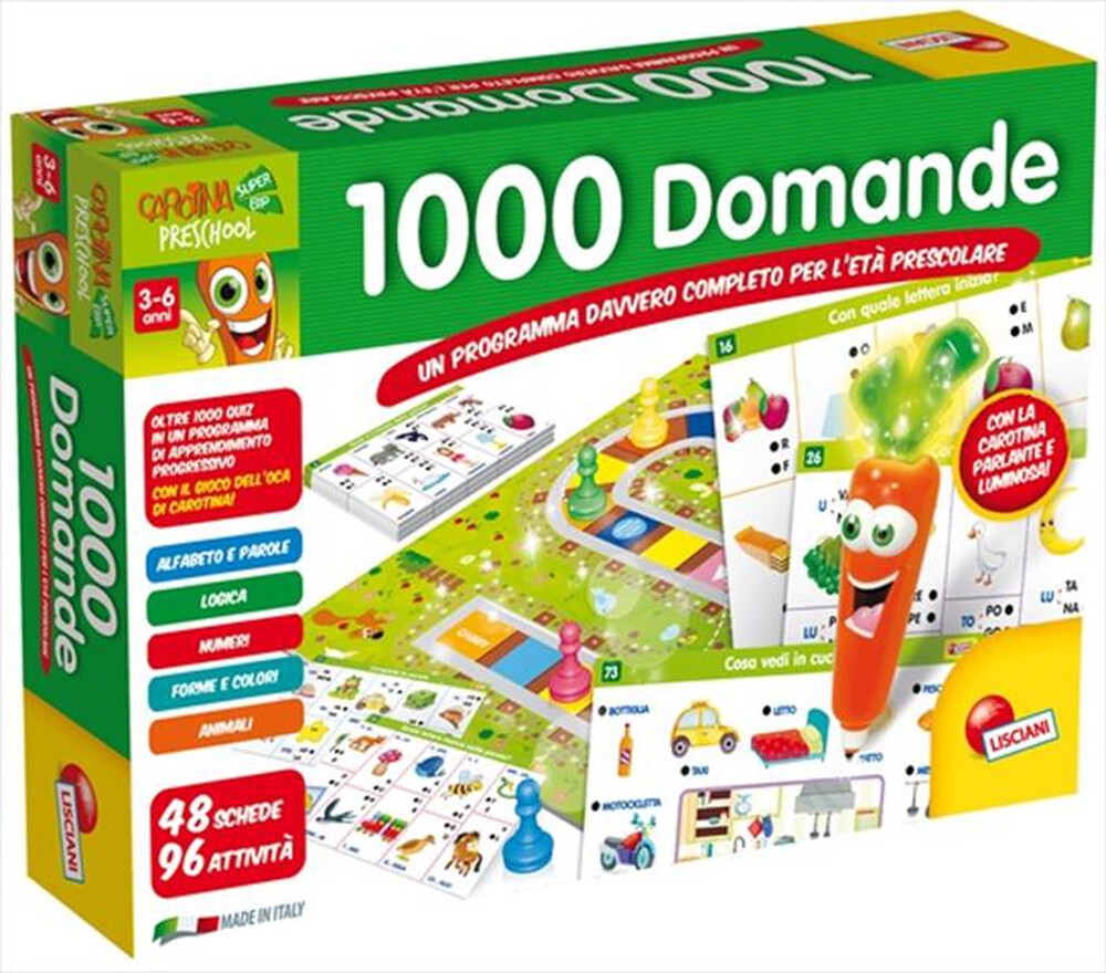 Immagine del prodotto LISCIANI GIOCHI - 49363 Carotina 1000 domande