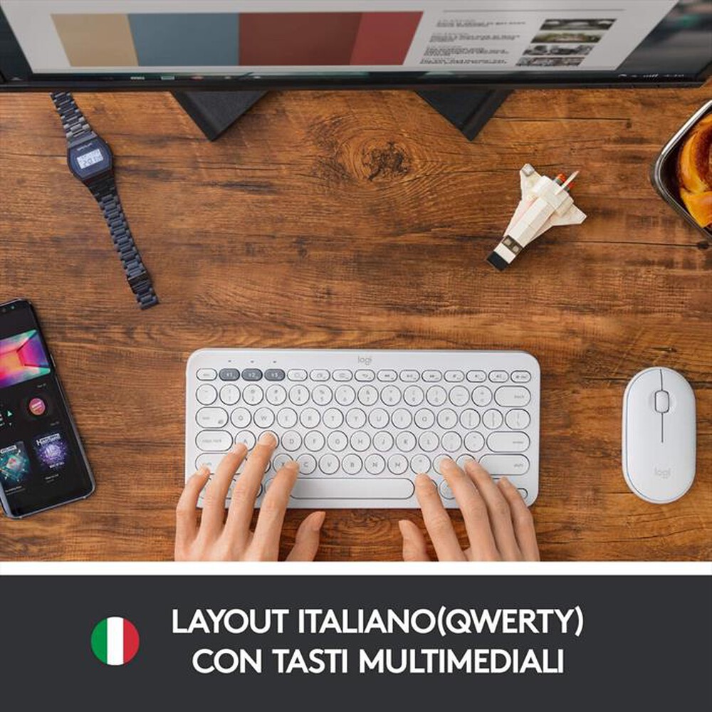 Immagine del prodotto LOGITECH - K380-Offwhite