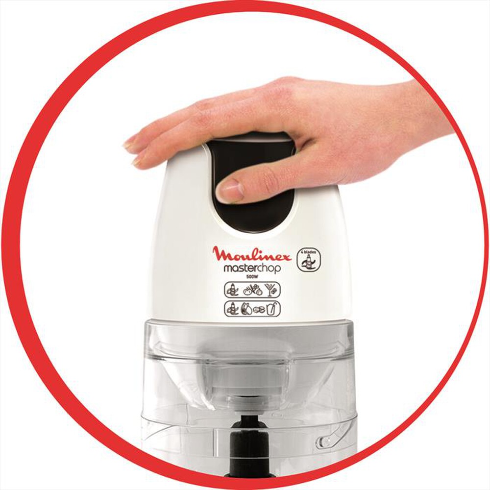 Immagine del prodotto MOULINEX - DJ450B Tritatutto Masterchop 3 in 1-White & Dark Warm Grey
