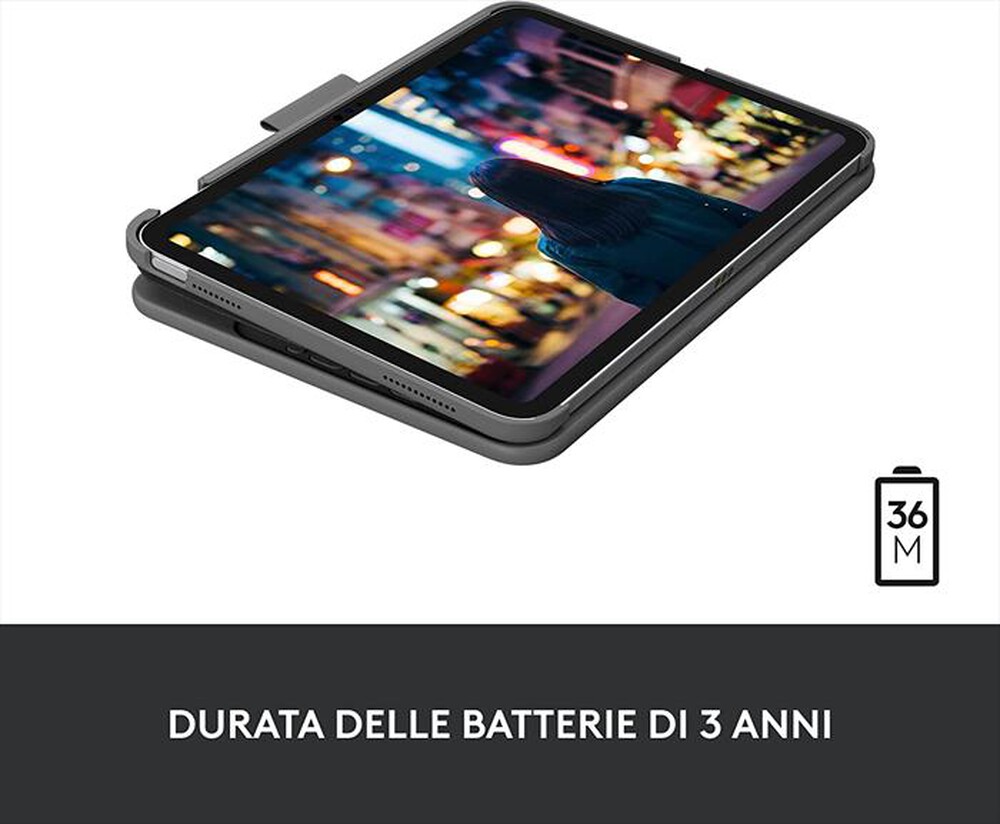 Immagine del prodotto LOGITECH - Custodia iPad (10&ordf; generazione) Slim Folio