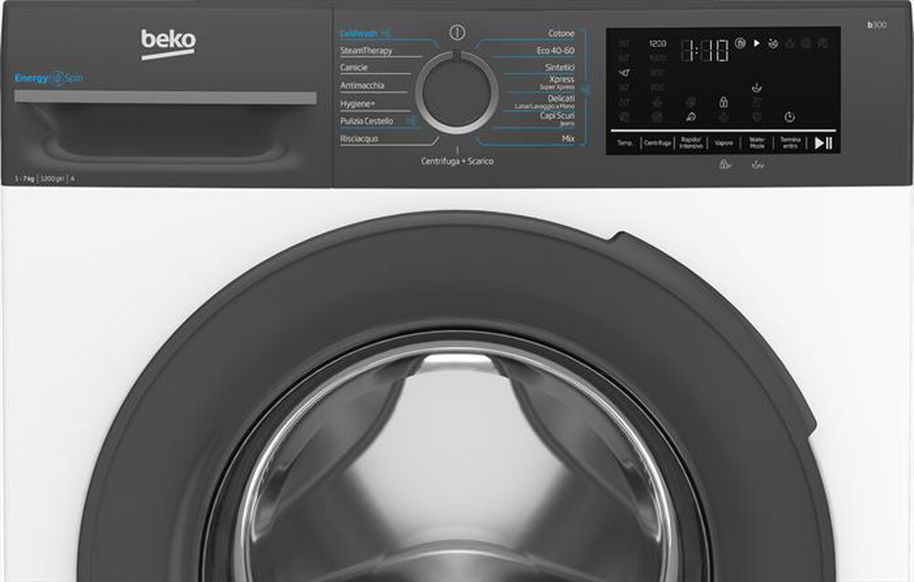 Immagine del prodotto BEKO - Lavatrice EnergySpin 7Kg Classe A BMEUWSU4721A-Black White