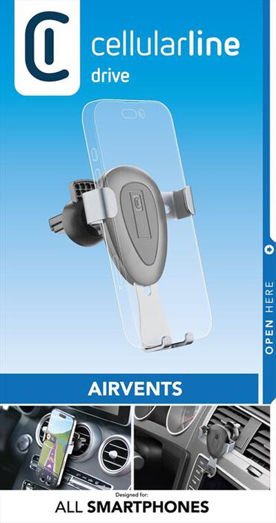 CELLULARLINE - HANDYWINGPROK  Fissaggio-Handy Wing Pro-Universale-Nero