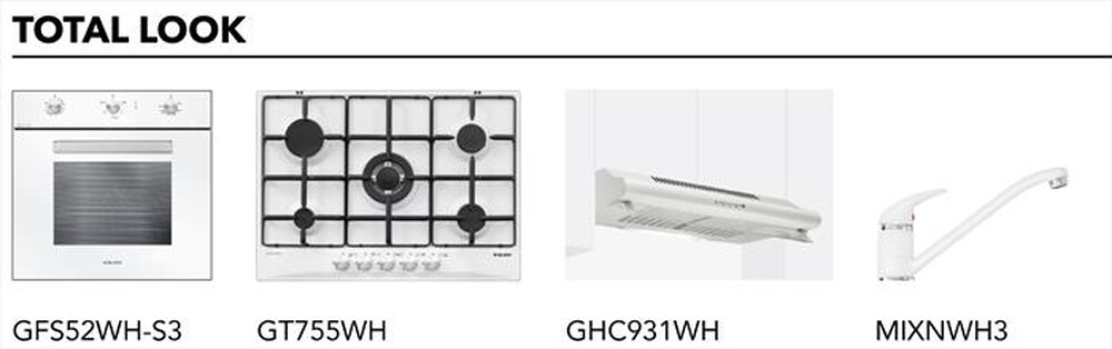 Immagine del prodotto GLEM GAS - Lavello lneare LS286WH 2 vasche-BIANCO