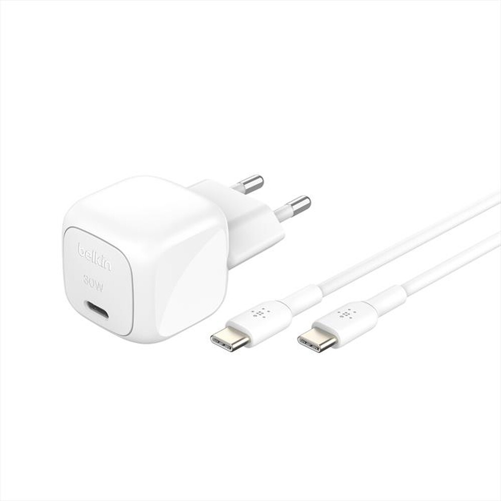 Immagine del prodotto BELKIN - Caricabatteria USB-C 30W + Cavo da USB-C-Bianco
