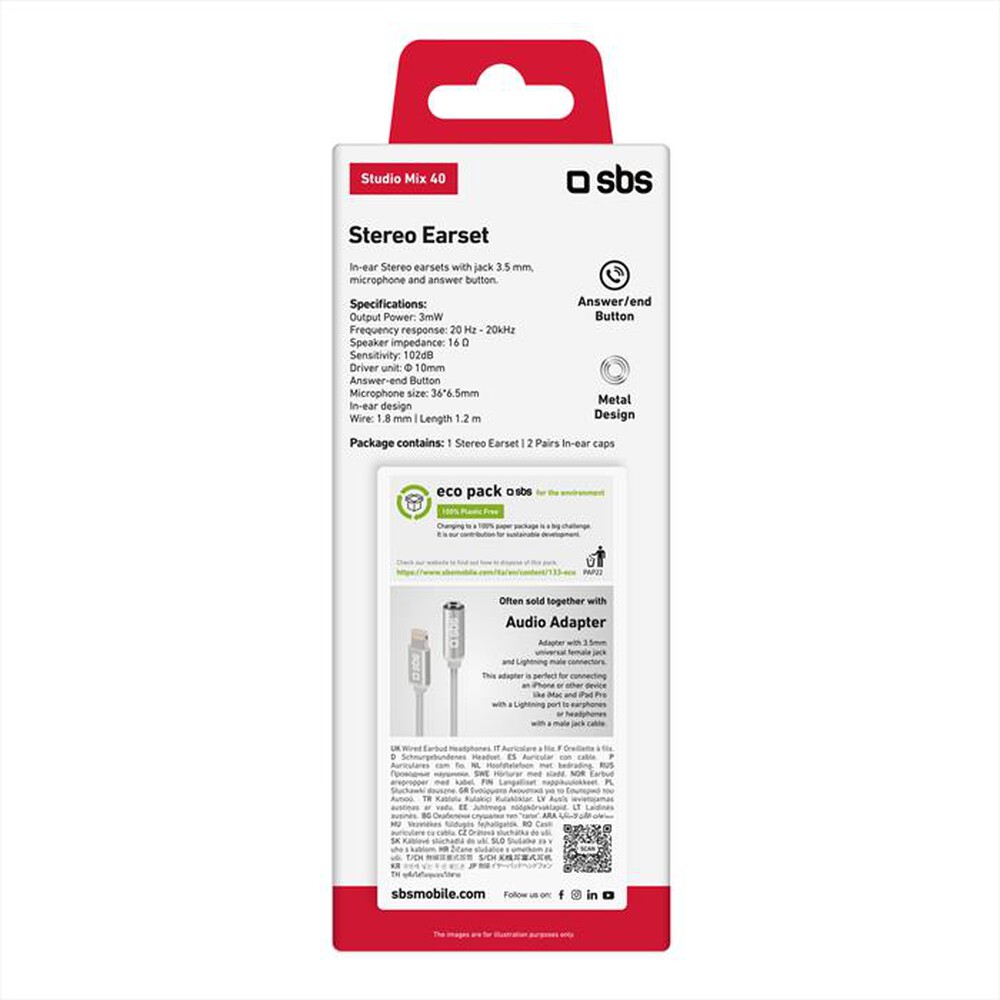 Immagine del prodotto SBS - TEMETALINEARW-Bianco