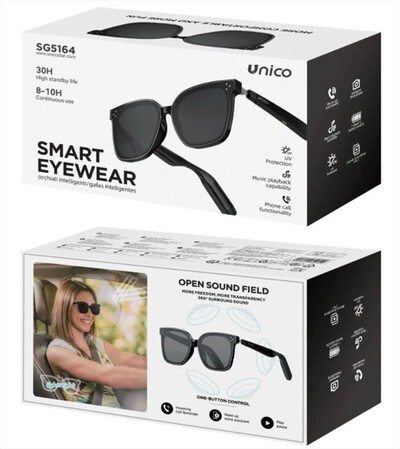 KARMA - Occhiali musicali Bluetooth SG 5164-Nero