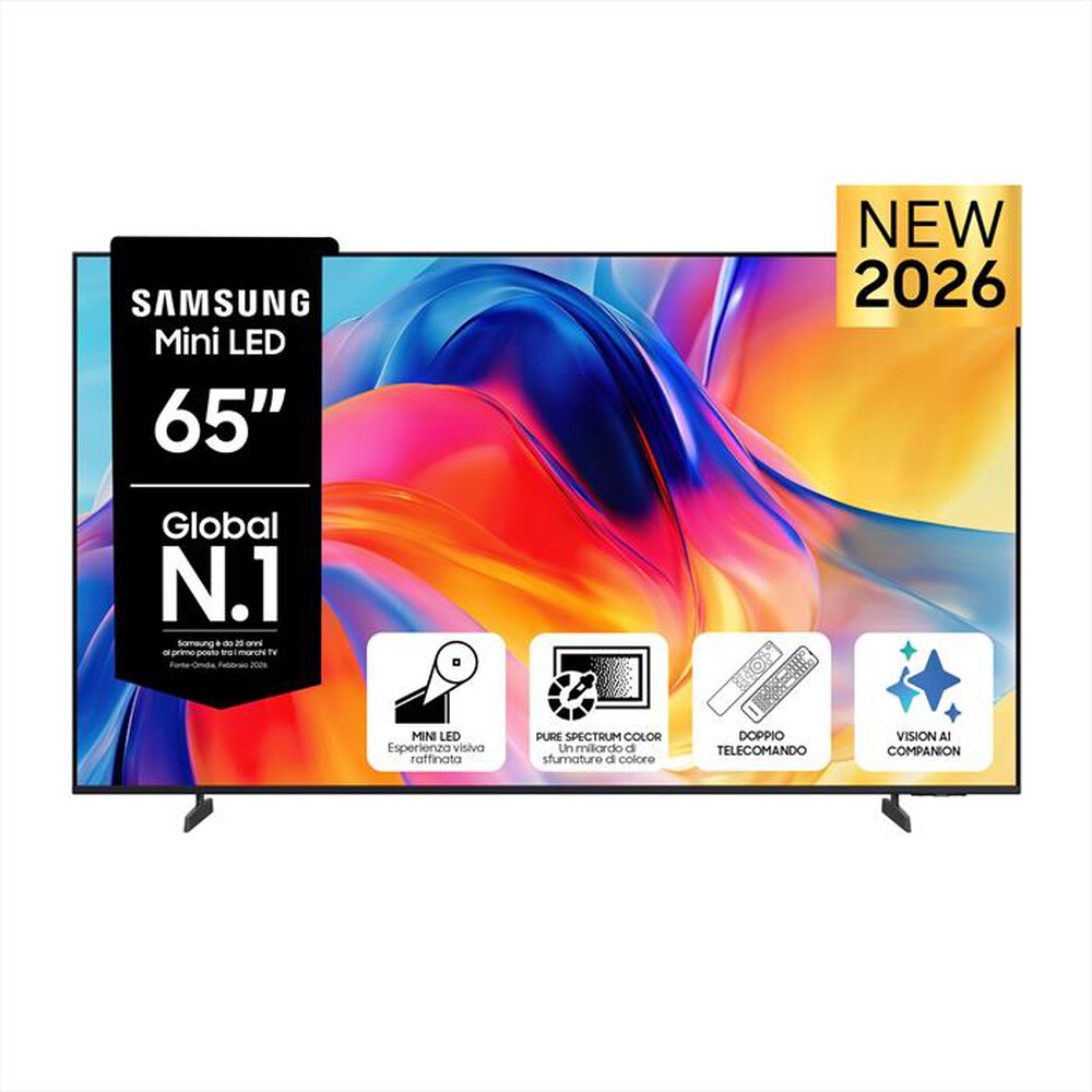 Immagine del prodotto SAMSUNG - Smart TV Mini LED 4K AI 65" UE65M70HAUXZT-Titan Gray