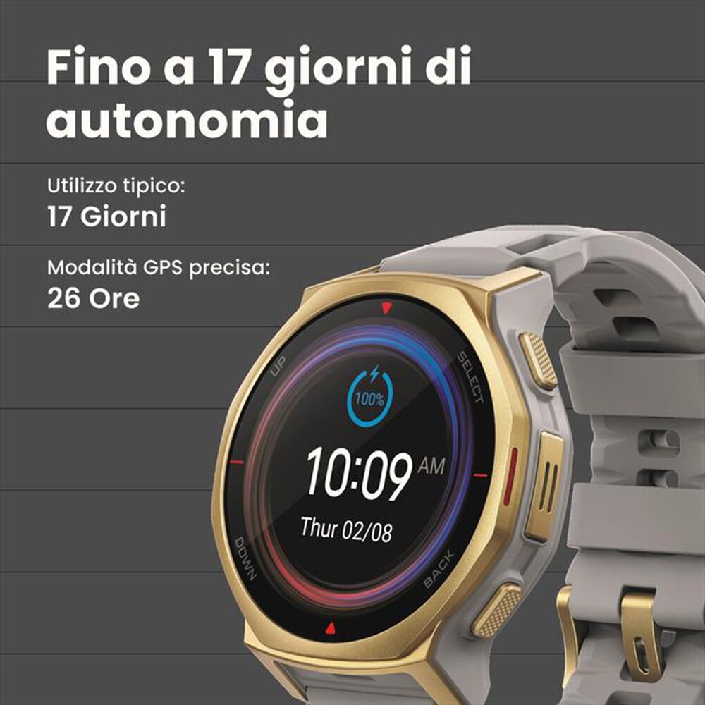 Immagine del prodotto AMAZFIT - Smartwatch T-REX 3 PRO 44MM-GRAY GOLD