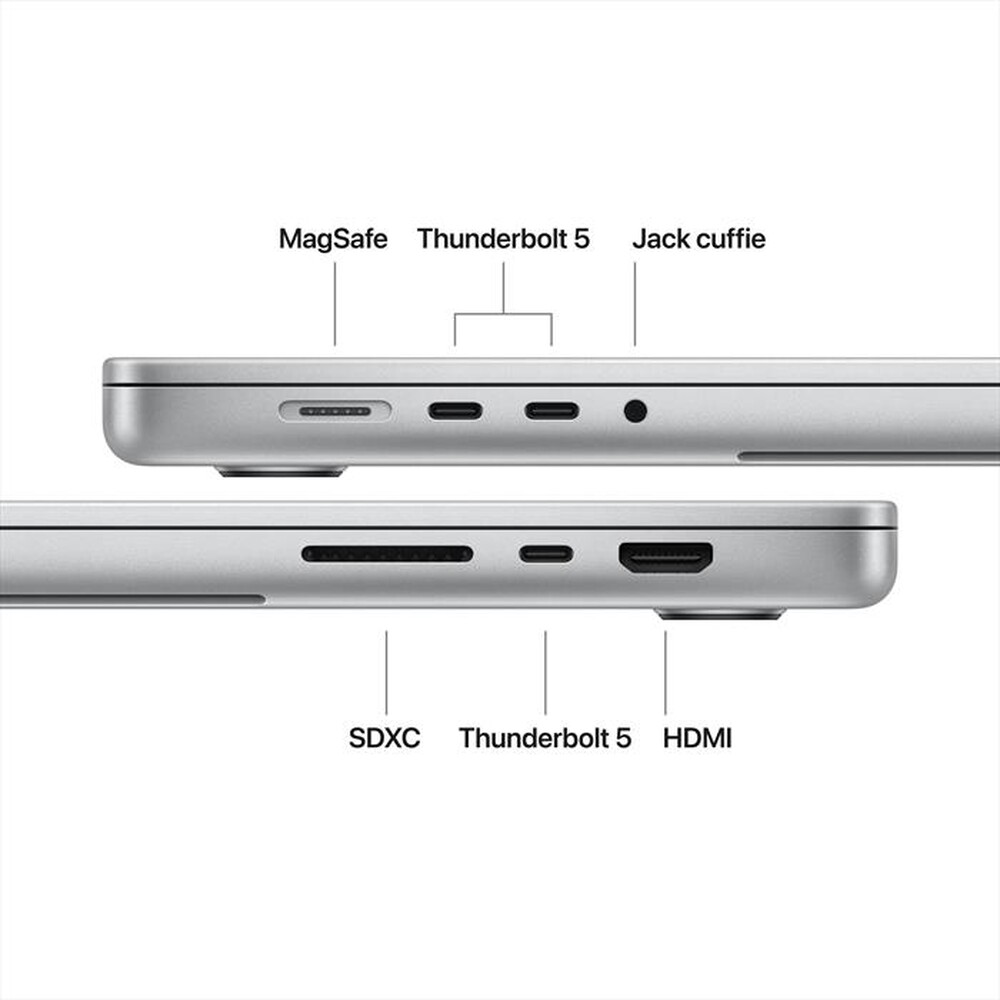 Immagine del prodotto APPLE - MacBook Pro 16" M5 Pro Core 18 CPU 20 GPU 24GB 1TB-Argento