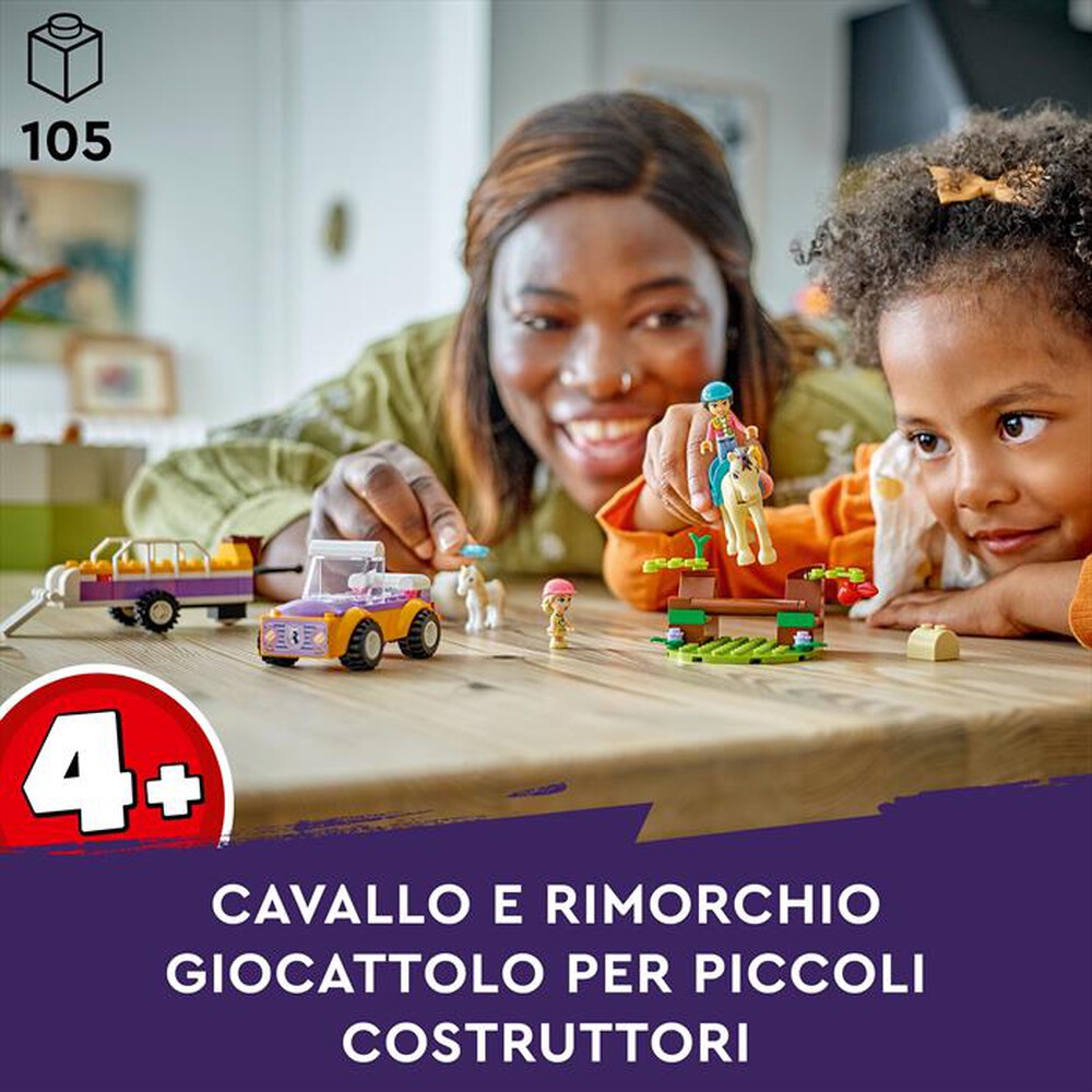 Immagine del prodotto LEGO - FRIENDS Rimorchio con cavallo e pony 42634
