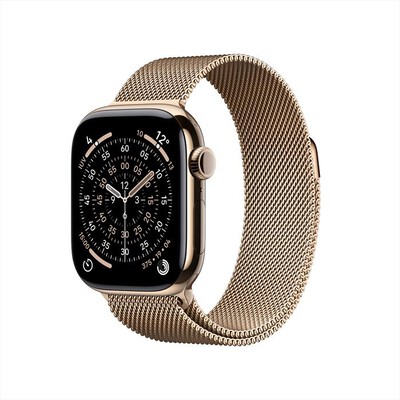 APPLE - Watch Series 11 GPS + Cellular 42mm Titanio-Oro - Loop Milanese Oro