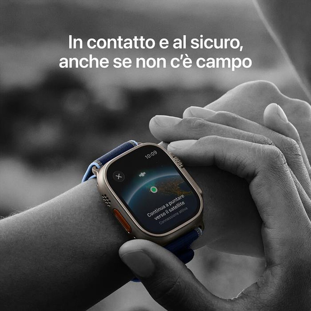 Immagine del prodotto APPLE - Watch Ultra 3 GPS + Cellular 49mm Titanio Nero-Trail Loop Nero/Cenere - M/L