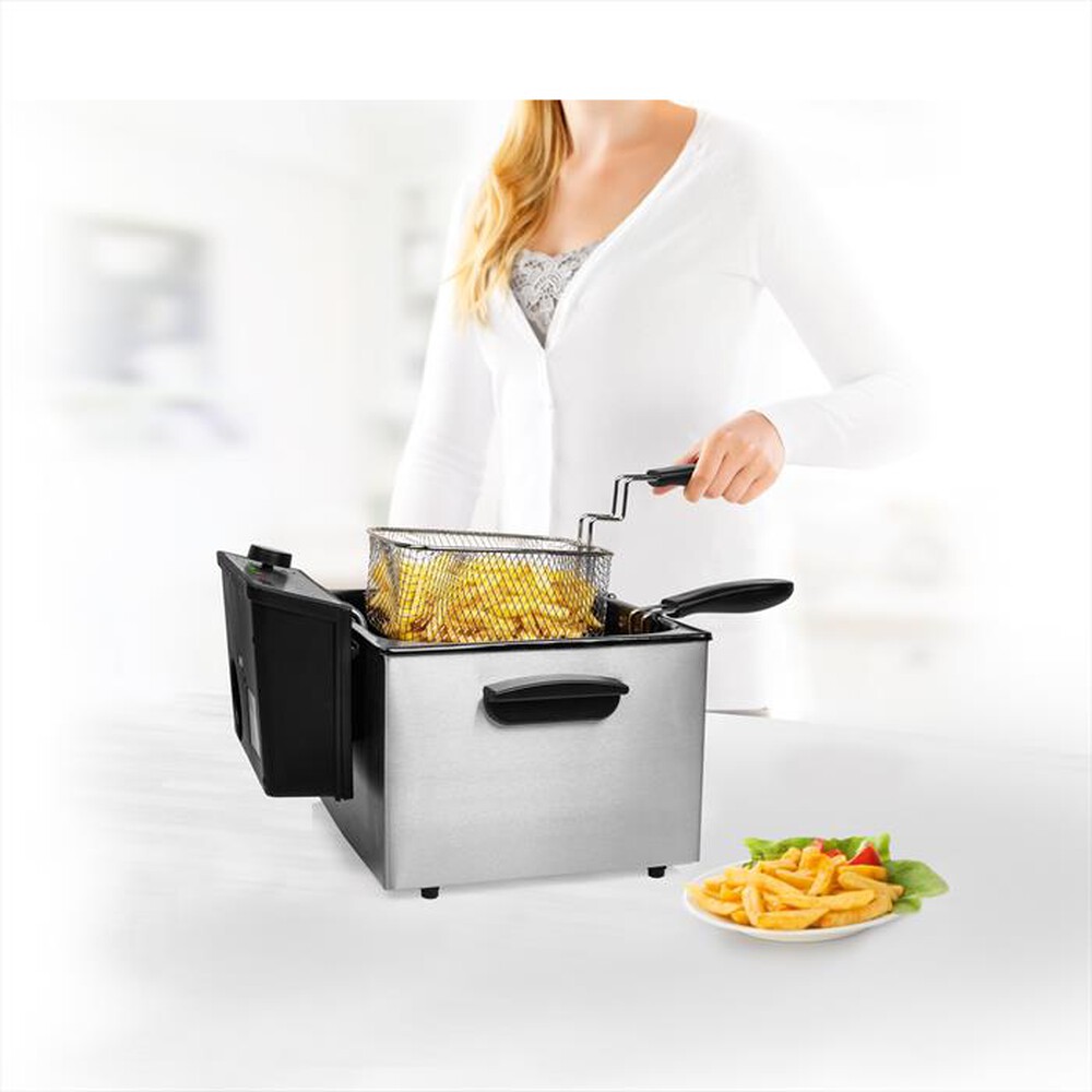 Immagine del prodotto PRINCESS - Friggitrice a olio 5lt 185000-NERO/ACCIAIO