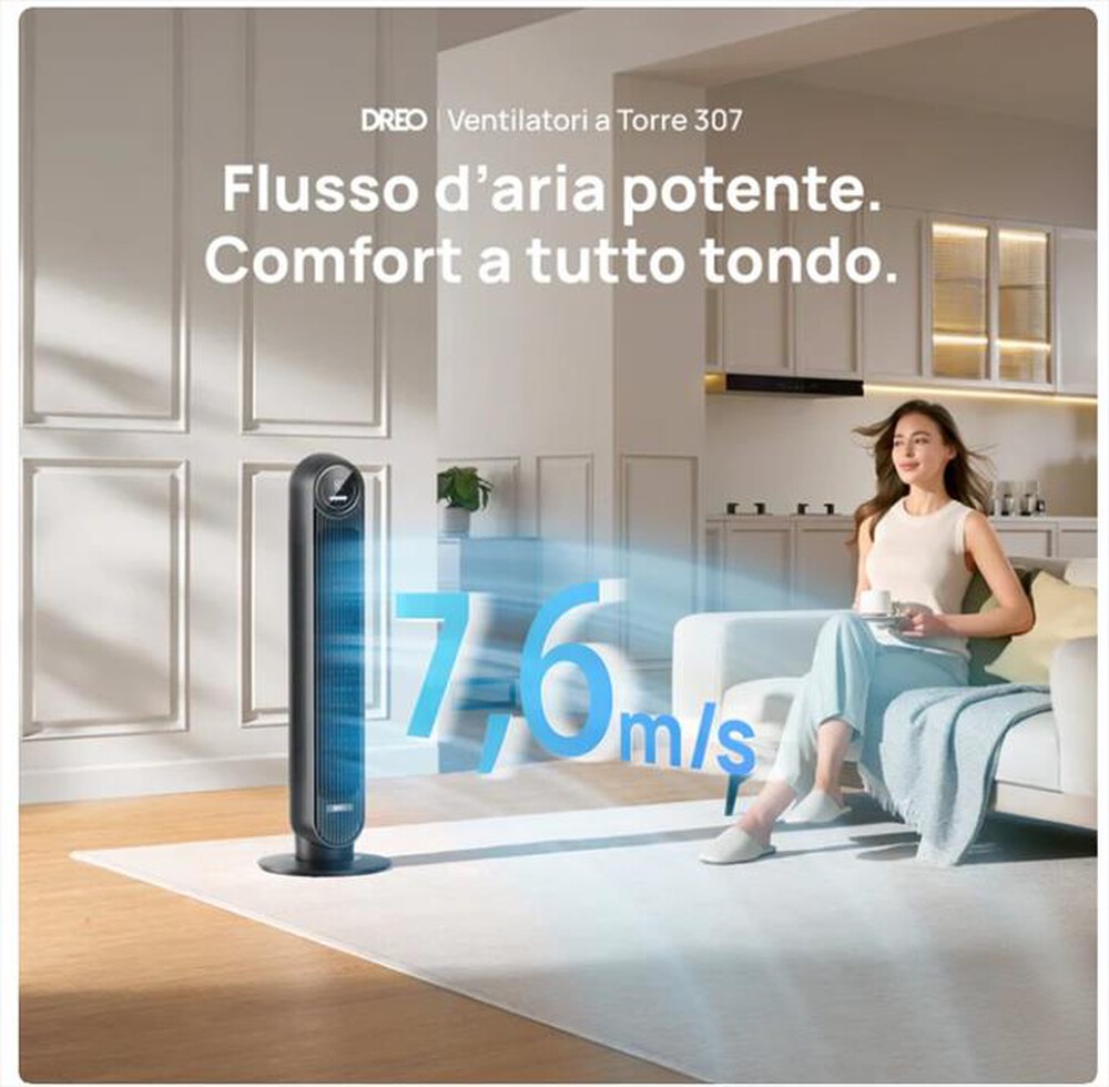 Immagine del prodotto DREO - Ventilatore TOWER FAN 307-Nero