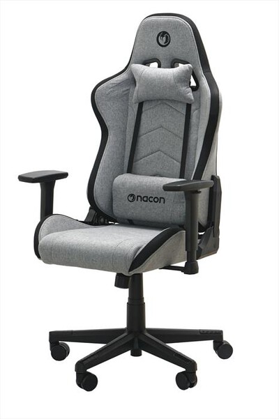 NACON - Sedia gaming TESSUTO, RECLINABILE 180&deg;, RGB-Grigio